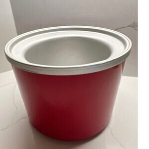 Cuisinart Ice Cream Maker ICE-20 ICE-21 ICE-25 Red Replacement Freezer Bowl ONLY
